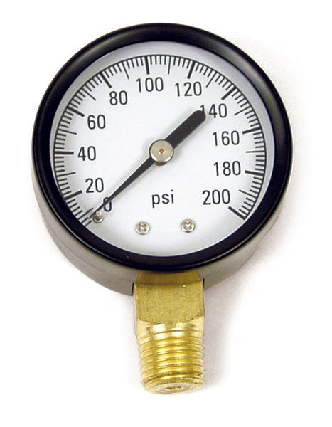 200 PSI Fuel Oil Pressure Gauge