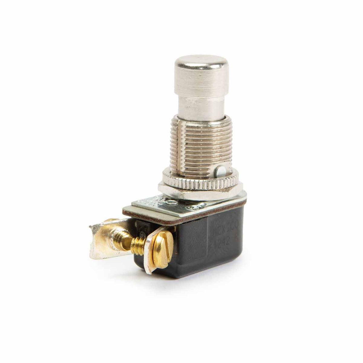Push Button Toggle Switch, SPST, 3A/250V-6A/125V AC | Pressure