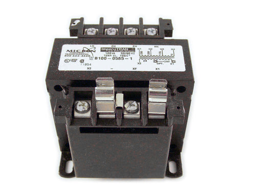 Transformer, 115/208/230-24V AC: 100V A Fused