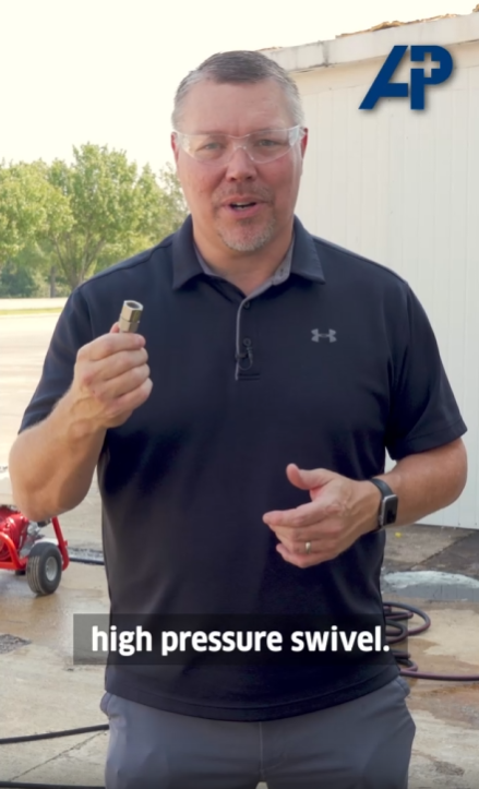 A+ Long Body Style Swivel For Pressure Washers